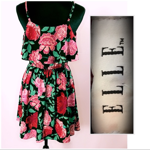 NWT: ELLE’s popover Floral Dress - Picture 5 of 5